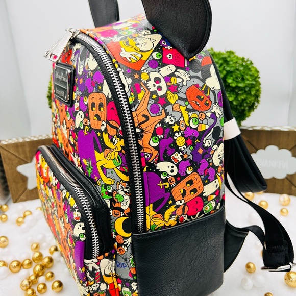 Halloween Disney Loungefly Mini Backpack - Picture 5 of 12